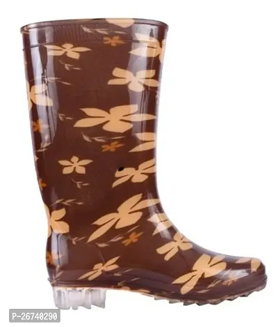 Style Brown Gumboots For Women-thumb4