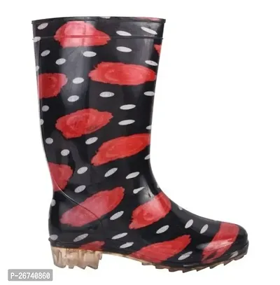 Style Black Gumboots For Women-thumb2