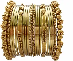 Alloy Gold-Plated Bangle Set  (Pack Of 40)-thumb2