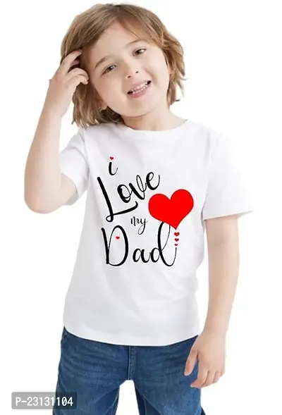 Elegant White Polycotton Printed T-Shirts For Kids-thumb0