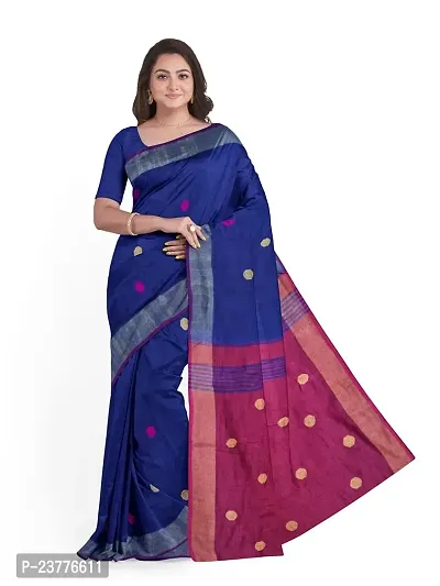 FestiveWear Pure Cotton Khadi Saree-thumb0