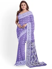 Beautiful Cotton Woven Design Saree Without Blouse Piece-thumb1