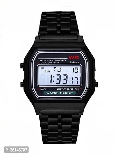 Fancy PRO Digital Square Dial Unisex Wrist Watch for Men  Women-thumb2