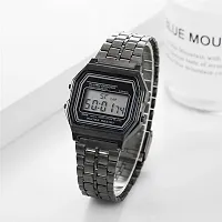 Fancy PRO Digital Square Dial Unisex Wrist Watch for Men  Women-thumb2