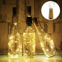 Generic 20 LED Wine Bottle Cork Copper Wire String Lights, 2M/7.2FT Battery Operated (Warm White)-thumb1