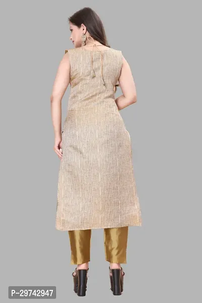 Stylish Jacquard Kurta And Pant With Dupatta Set For Women-thumb3