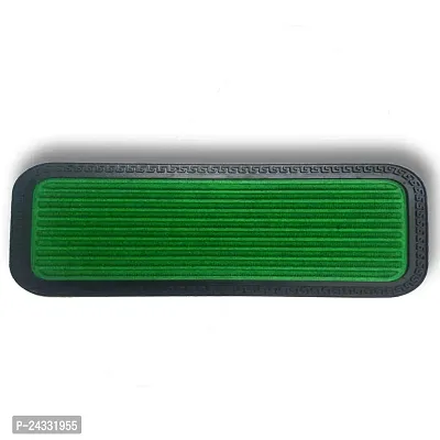 Mats Avenue Polypropylene And Rubber Striped Patterned Step And Stair Door Mat Green Color Washable 25X75 Cm Extra Large-thumb0