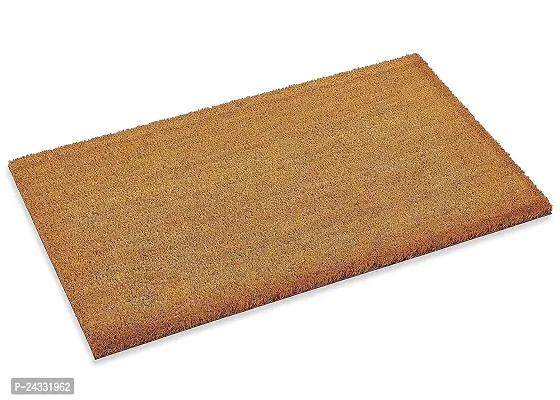 Mats Avenue Natural Heavy Duty Pure Coir Door Mat Brown Color 35 X 60 Cm For All Entrances Set Of 1