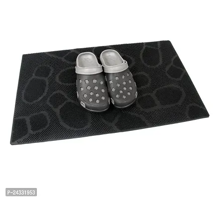 Mats Avenue Rubber Pin Dot Mat Shoe Pad Pattern Black Color 40X60 Cm Set Of 1