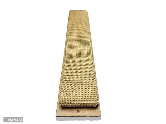 Mats Avenue reg; Cat Scratching Post Made of Soft Jute Hanging Type 10.5x60 CM Large Brown with Screw for Hanging Set of 1-thumb2