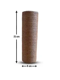 Mats Avenue Cat Scratch , Claw Training and Playing Toy Made of Soft Jute Yarn Hard Paper and Natural Gum Specially for Kittens and Persian Cats Brown Color 26 x 9 CM Natural .-thumb1