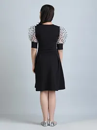 Trendy Attractive Wool Bodycon Dress for Girls-thumb1