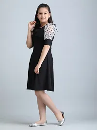 Trendy Attractive Wool Bodycon Dress for Girls-thumb3