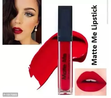 Liquid Matte Lipstick Of Red Colour And Waterproof Lipstick-thumb0