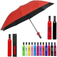 Useful 3 Foldable Bottle Shape Umbrella Pack of 1-Assorted-thumb1