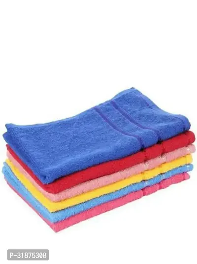 Soft Cotton Blend Face Towel Pack Of 6-thumb0