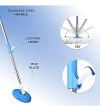 Metal Spin Mop with Long Handler-thumb1