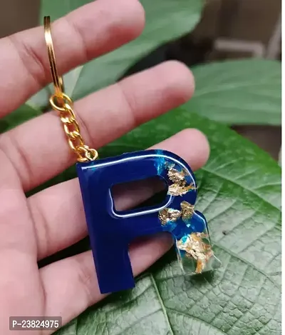 Stylish Resin R Letter Keychains-thumb0