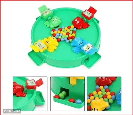 Frog Eat Beans Game-4 Players Plastic Game for Kids-thumb0