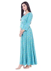 FAB X Women's Rayon Regular Kurta-thumb4