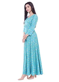 FAB X Women's Rayon Regular Kurta-thumb3