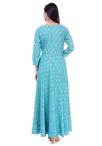 FAB X Women's Rayon Regular Kurta-thumb1