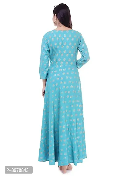 FAB X Women's Rayon Regular Kurta-thumb2