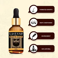 LASTAND Beard Oil For Beard Hair Growth and Moustache for Men with 21 Vital ingredients and Essential Oils | Grow Thick and Fuller Beard Hair Oil  (30 ml)-thumb1