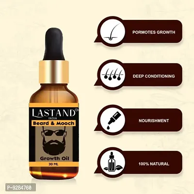 LASTAND Beard Oil For Beard Hair Growth and Moustache for Men with 21 Vital ingredients and Essential Oils | Grow Thick and Fuller Beard Hair Oil  (30 ml)-thumb2