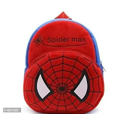 Elegant Soft Plush Spiderman School Backpacks For Kids-thumb0