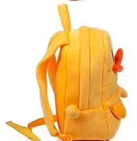 Cute Duck Soft Velvet Embroidered Backpacks for Kids-thumb1