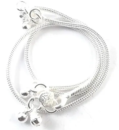 Shimmering Plated Anklet For Women