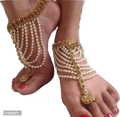 Trendy Alloy Anklet for Women (Pack of 2)-thumb0