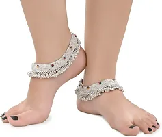 Womensky silver anklet payal-thumb3