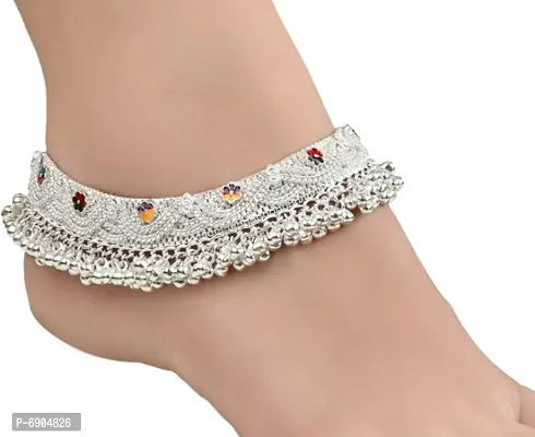 Womensky silver anklet payal-thumb3