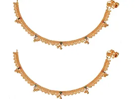 Golden Payal Anklet for Women and Girls for wedding and party-thumb3