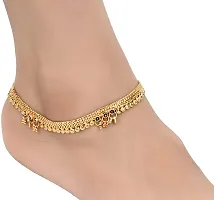 Golden Payal Anklet for Women and Girls for wedding and party-thumb2