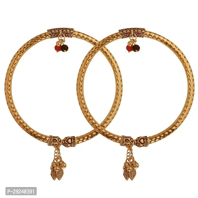 Golden Kada Payal Anklet  for Women and Girls for wedding and party