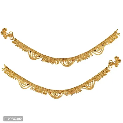 Golden Payal Anklet for Women and Girls for wedding and party