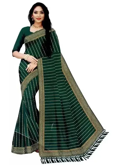 New In Rayon Saree with Blouse piece 