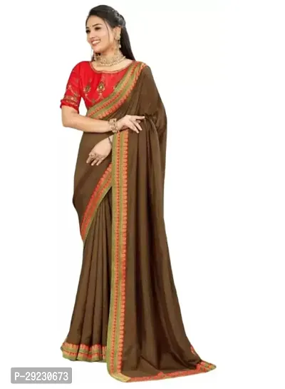 Temple Border Bollywood Raw Silk Sarees With Blouse