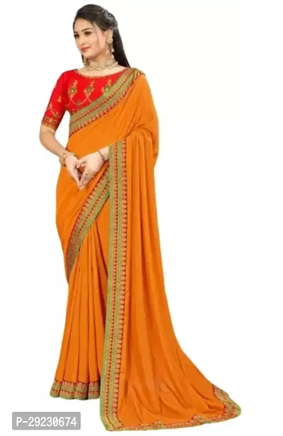Temple Border Bollywood Raw Silk Sarees With Blouse