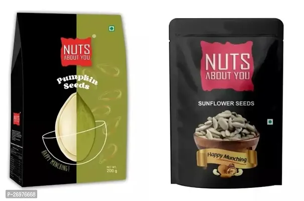 Nuts About You Pumpkin Seeds 200gm And Sunflower Seed 100gm