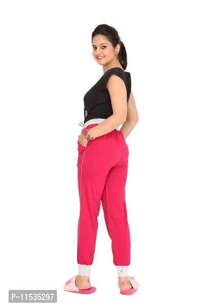 Colors  Blends - Women's Cotton Blend Track Pants-thumb5