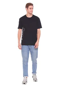 Stylish Cotton Blend Half Sleeves Tshirt for Men-thumb3