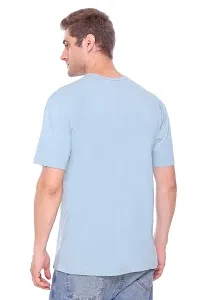 Stylish Cotton Blend Half Sleeves Tshirt for Men-thumb1