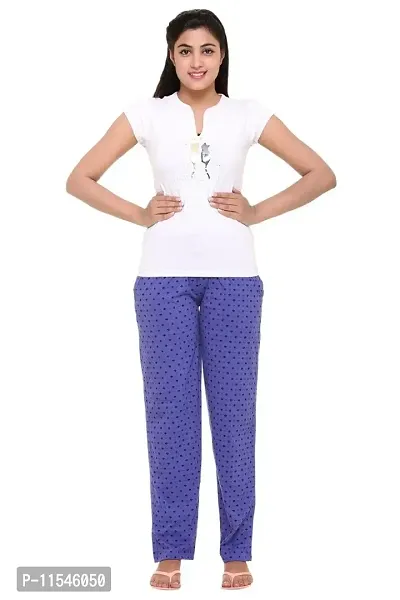Colors & Blends - Mauve- Printed Track Pants for Women -Size XL