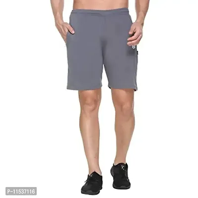 Colors & Blends - Men's Cotton Bermuda Shorts (M.Grey - M)