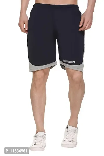 Colors  Blends - Men's Polyester Quickdry Activewear Shorts-thumb0