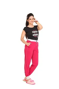 Colors  Blends - Women's Cotton Blend Track Pants-thumb2